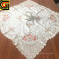 good quality soft fabric cotton table cloth with hand embroidery